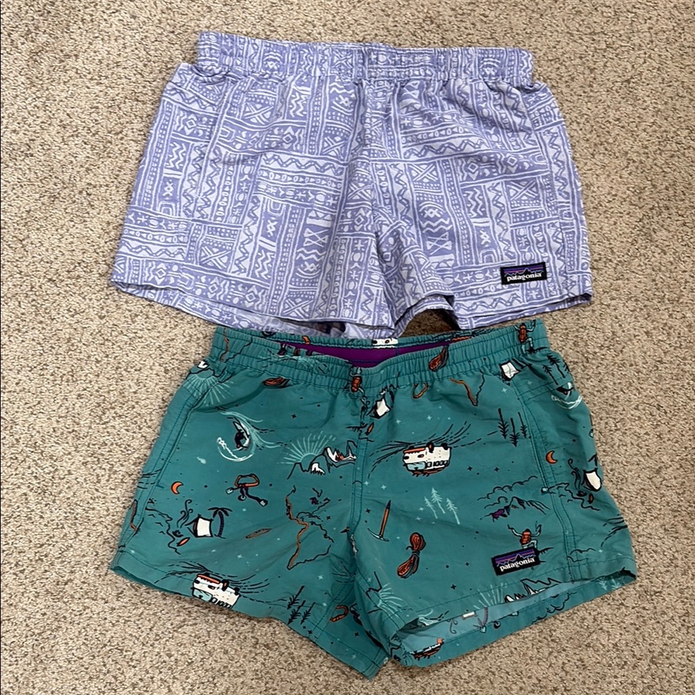 Patagonia Patterned Shorts Set